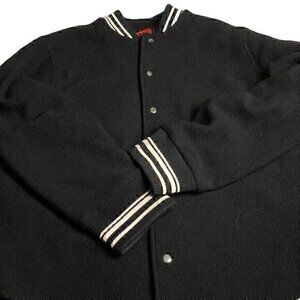 424 ON FAIRFAX Black men’s Jacket World Design At Back Size 52, XXL US ITALY